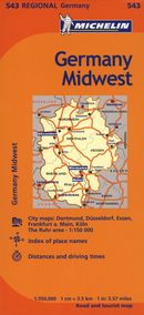 Germany Midwest 543 - Carte rég. N.E.