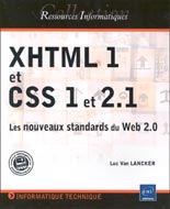 XHTML 1 et CSS 1 et 2.1