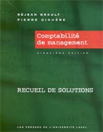 Comptabilité de management : Recueil de solutions - 5e édition