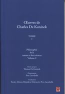 Oeuvres de Charles De Koninck 1 volume 2