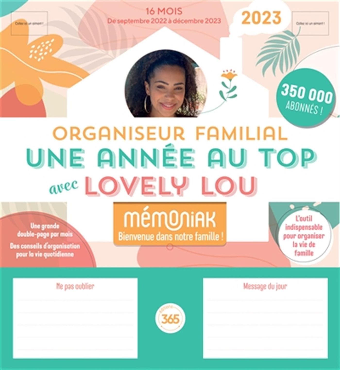 Organiseur familial Mémoniak - Une année au top avec Lovely Lou