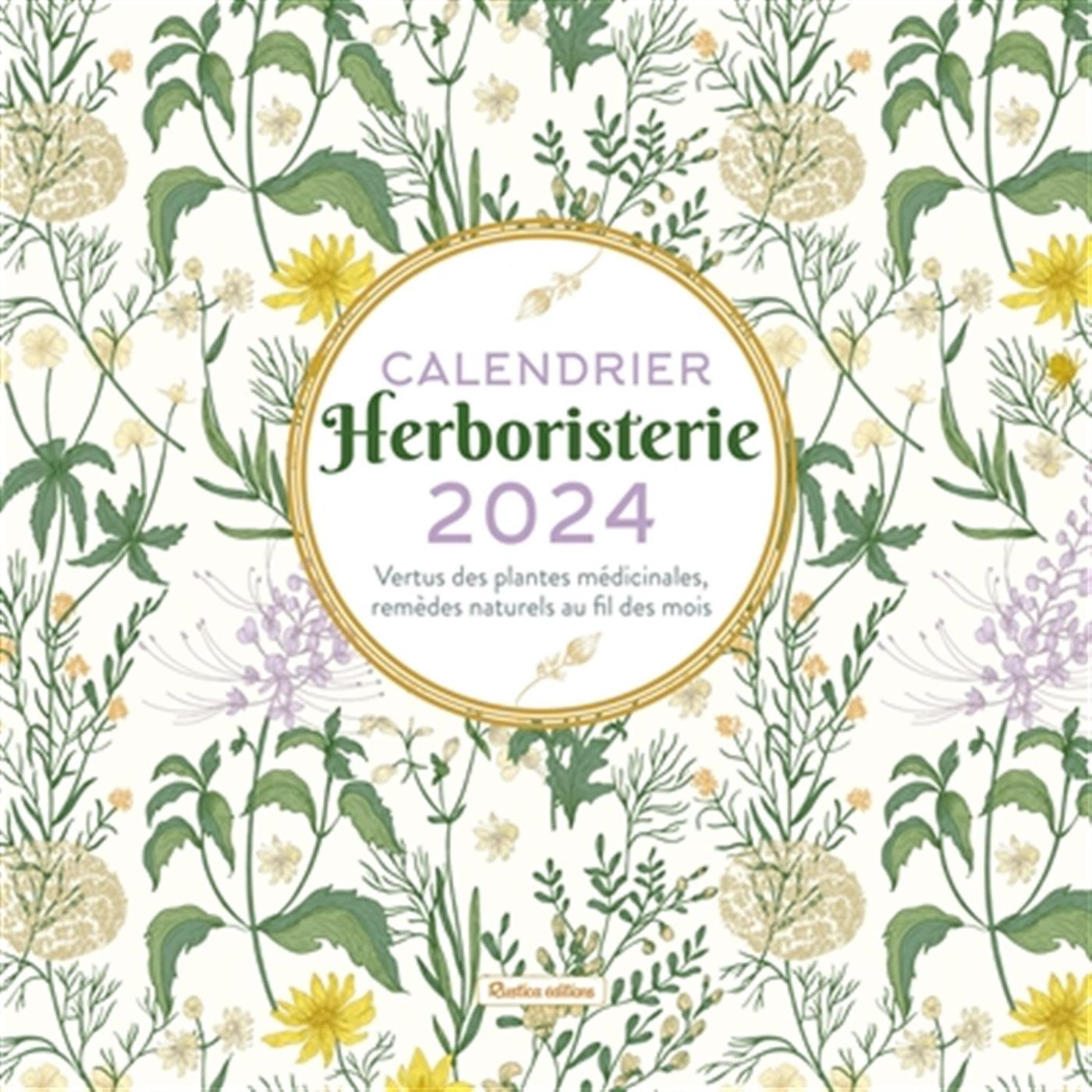 Calendrier mural herboristerie 2024