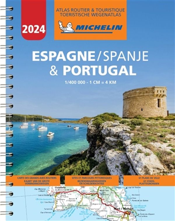 Espagne & Portugal - Atlas routier & touristique 2024