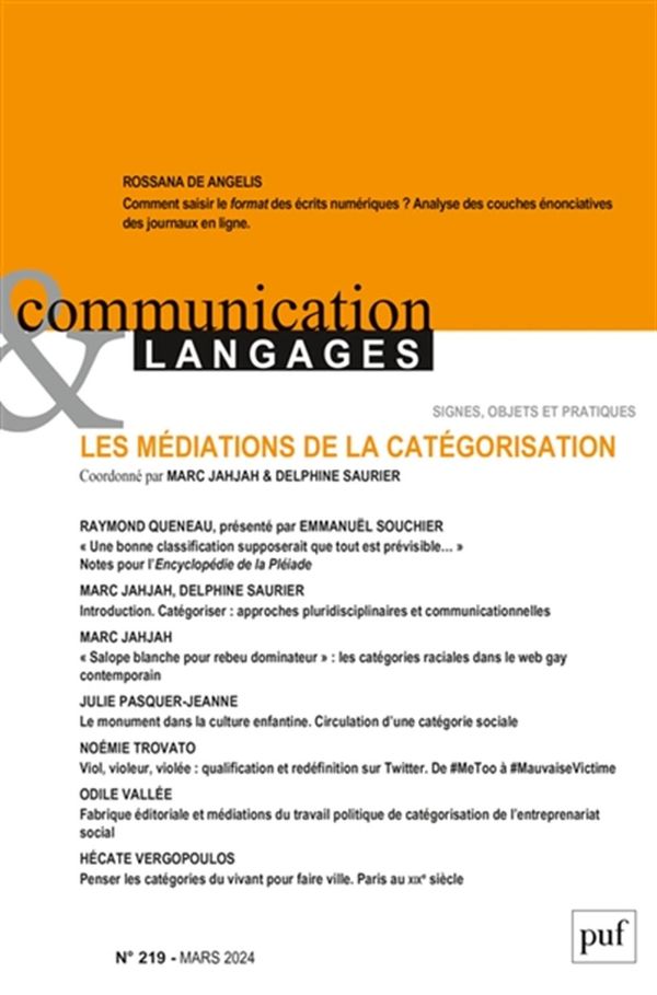 Communication et Langage 219