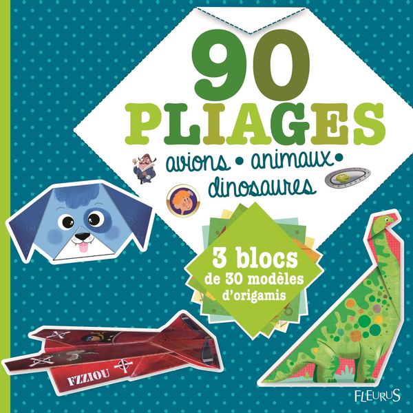 90 pliages avions - dinosaures - animaux