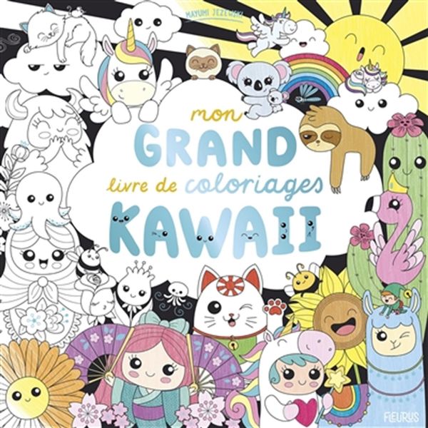 Mon Grand Livre De Coloriages Kawaii Distribution Prologue