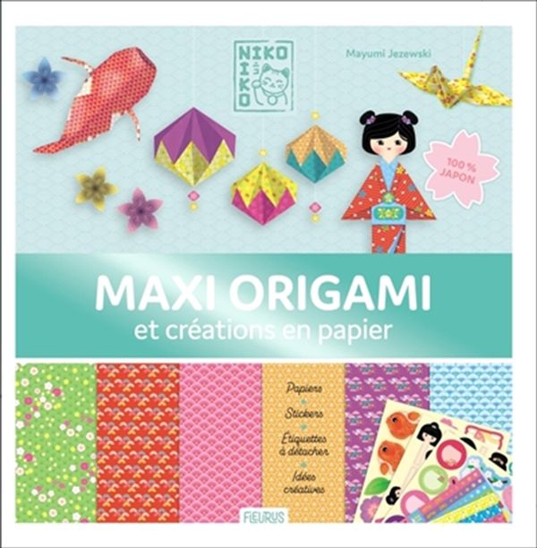 Maxi papiers créatifs origami - Niko-Niko