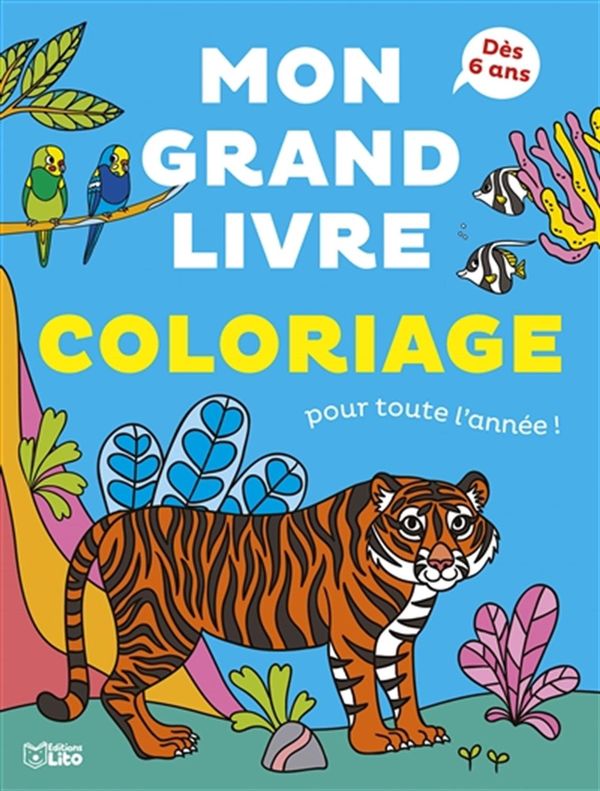 Animaux - Mon grand livre - Coloriage pour toute l'année !