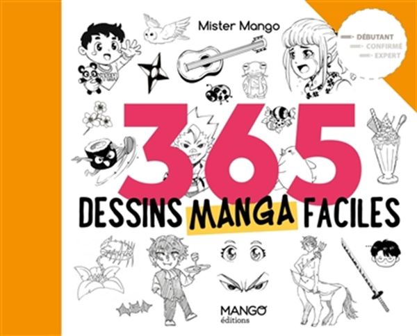 365 dessins mangas faciles