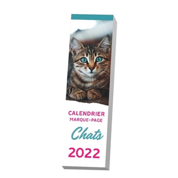 Calendrier marque-page - Chats 2022