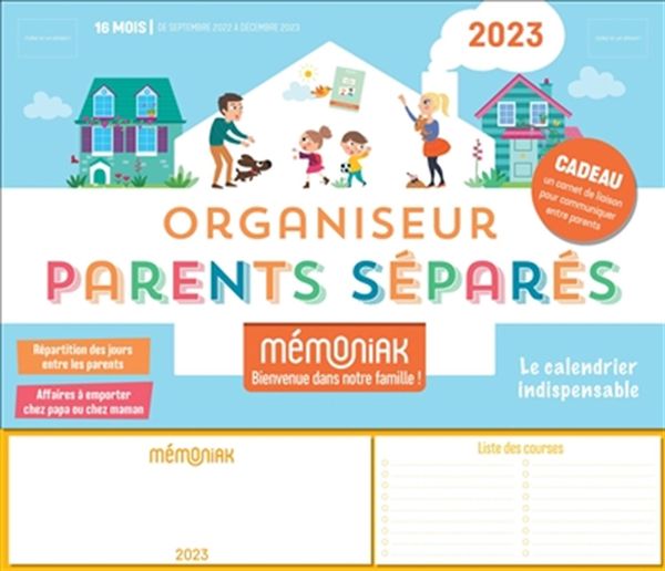 Organiseur Parents séparés Mémoniak 2023