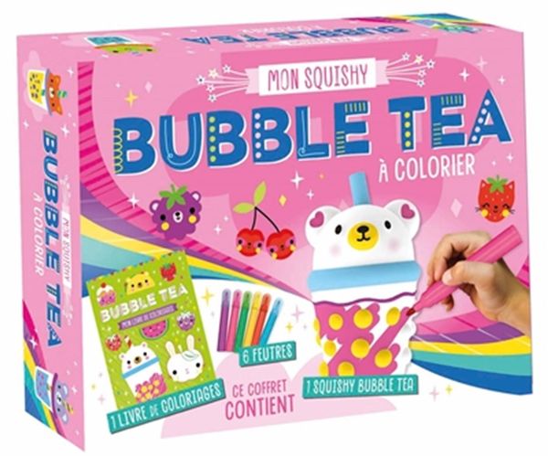 Mon squishy bubble tea à colorier