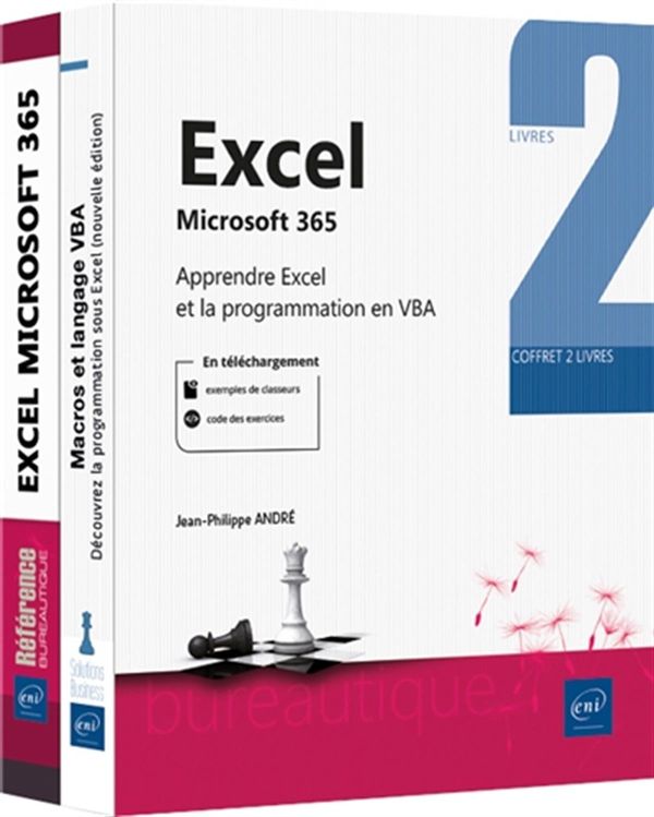 Excel Microsoft 365 - Apprendre Excel et la programmation en VBA