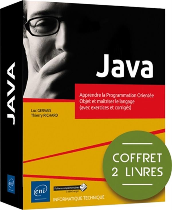 Java - Apprendre la Programmation Orientée Objet et maîtriser le langage - Coffret 2 livres