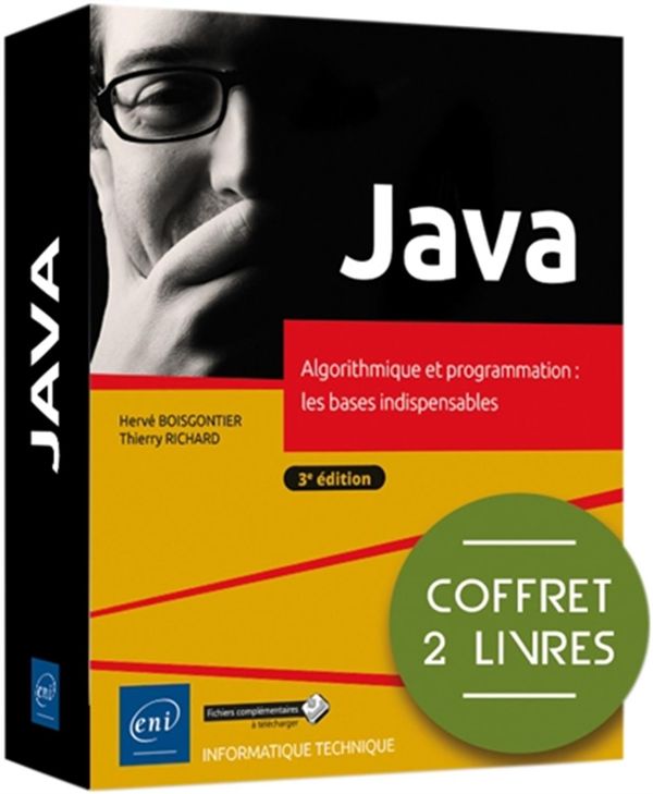 Java - Algorithmique et programmation - coffret 2 livres - 3e édition
