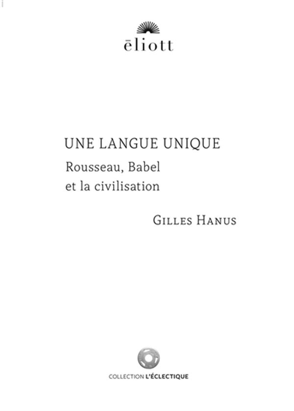 Rousseau/Babel - Sur la civilisation