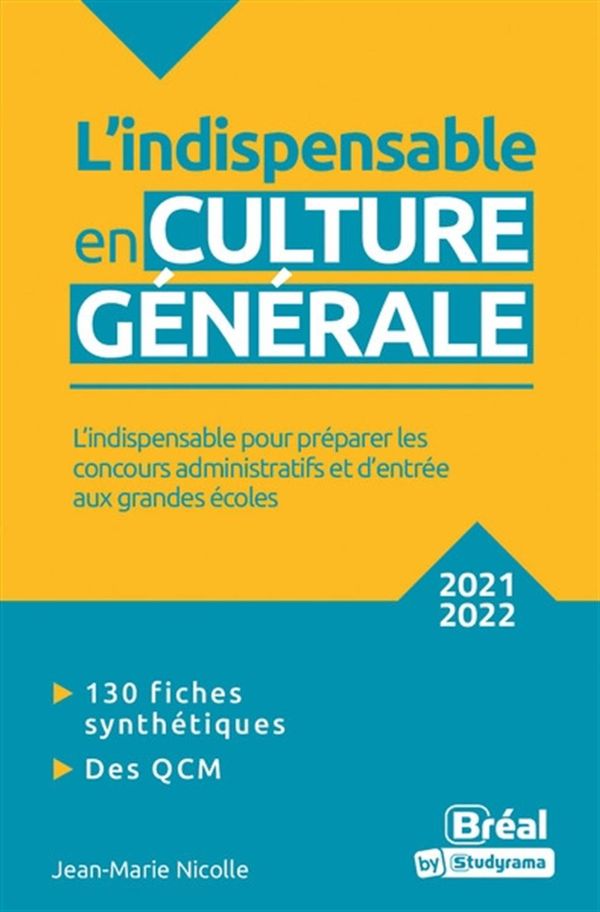 L'indispensable en culture générale - 2021-2022