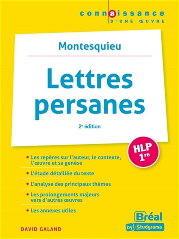 Lettres persanes - Montesquieu - 2e édition