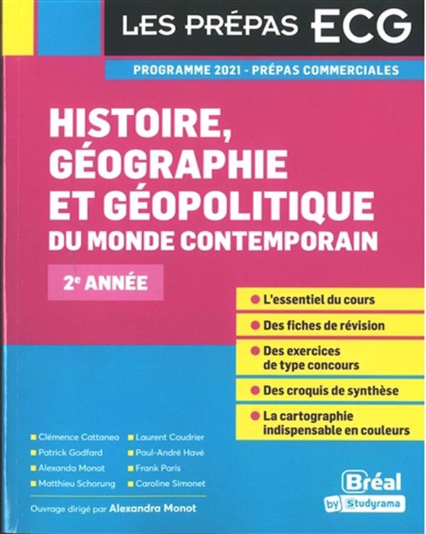 Histoire, géographie et géopolitique du monde contemporain - 2e année - Édition 2022