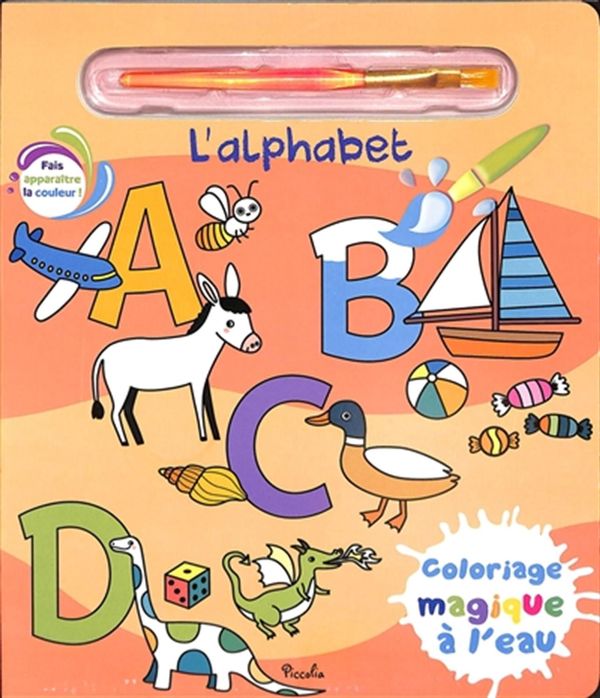 L'alphabet - Coloriage magique à l'eau