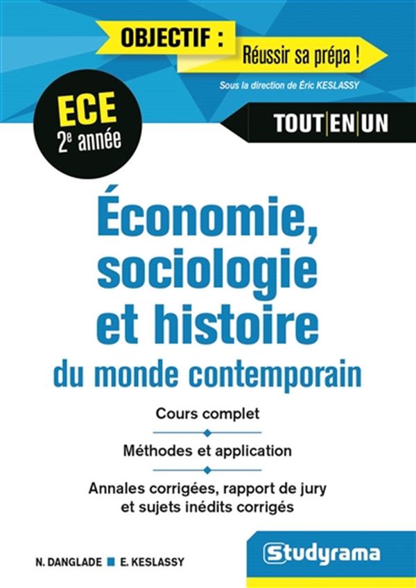 Economie, sociologie, histoire du monde contemporain 2e ECE