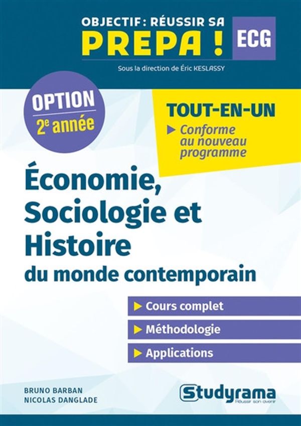 Économie, Sociologie et Histoire du monde contemporain - 2e année