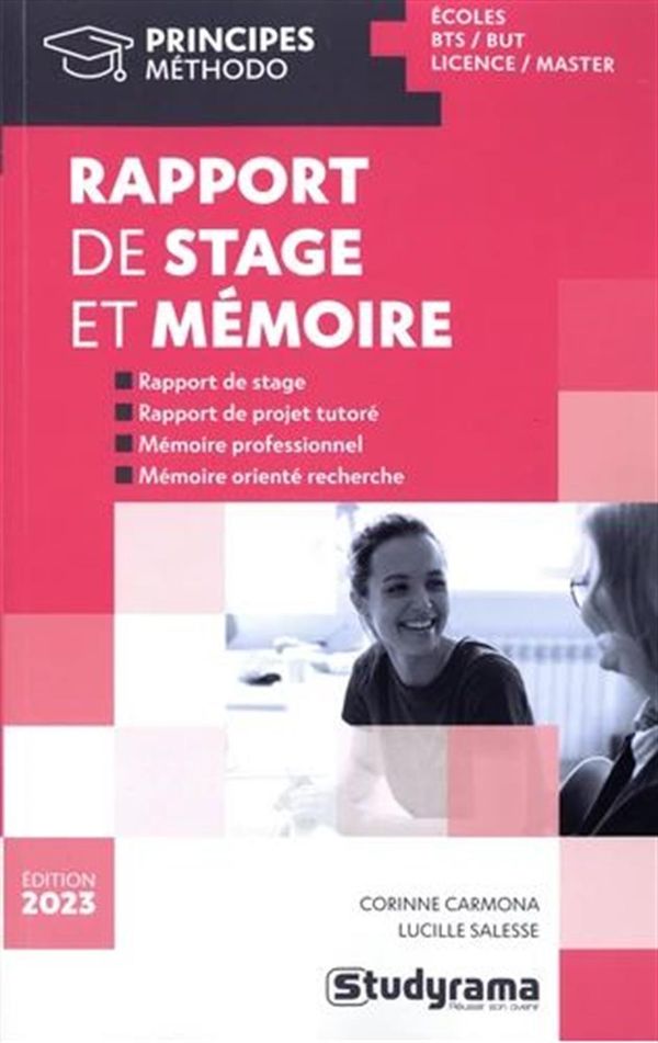 Rapport de stage et mémoire 2023