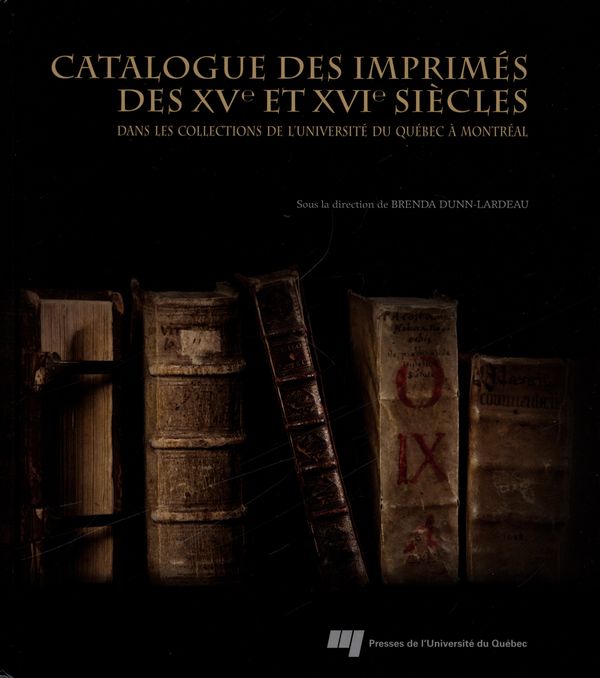 Catalogue des imprimés des XVe et XVIe siècles