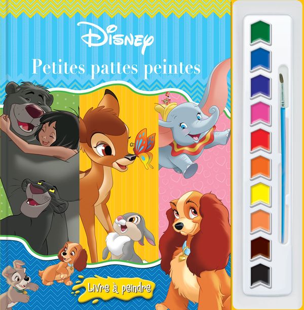 Disney Petites pattes peintes - Livre à peindre