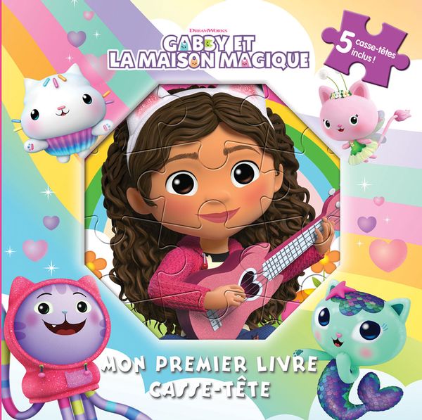 DreamWorks Gabby et la maison magique - Mon premier livre casse-tête