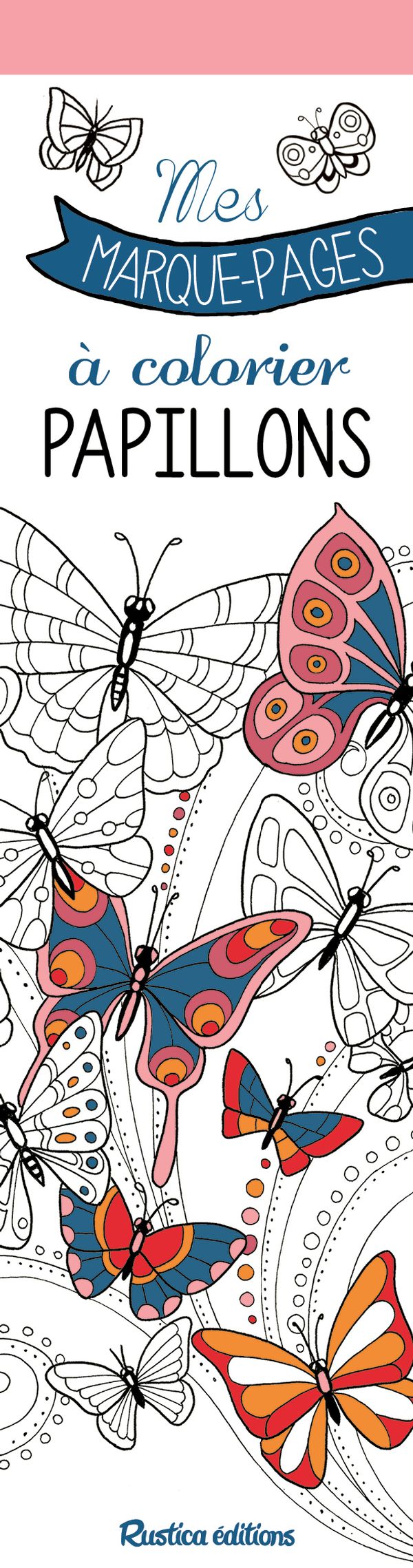 Mes marque-pages à colorier - Papillons