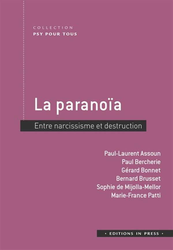 La paranoïa - Entre narcissisme et destruction