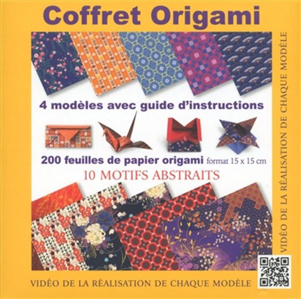Coffret Origami - 10 motifs abstraits