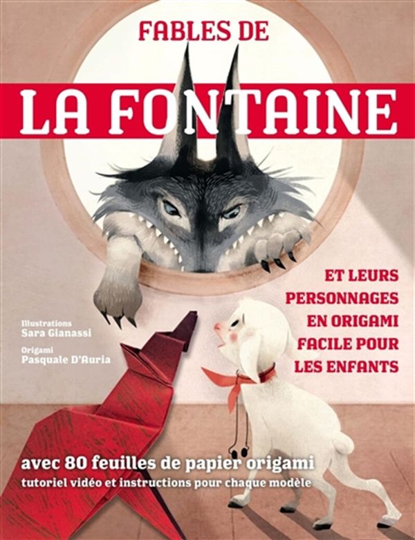 Fables de La Fontaine et leurs personnages en origami facile pour les enfants
