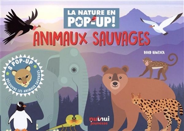 Animaux sauvages - 8 pop-up