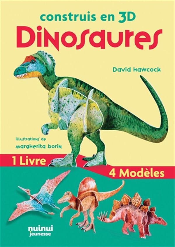 Dinosaures - Construis en 3D N.E.