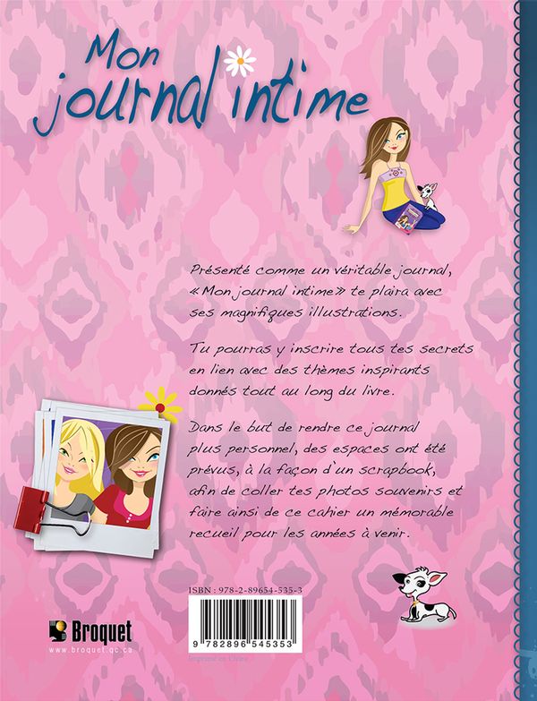 Journal Intime Adulte   - Mon Journal Intime