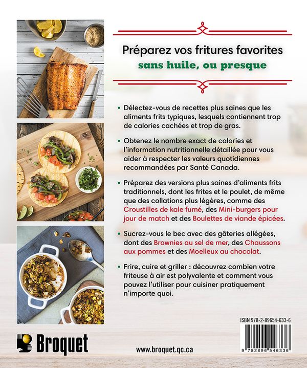  livre de cuisine de friteuse à air pour débutant: 365 jours de  recettes de Air Fryer rapide et facile pour une alimentation saine (French  Edition): 9798819763308: Vella, Dr. Cbigail: Books